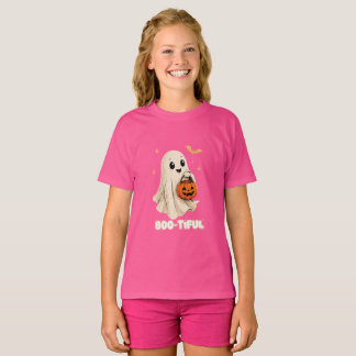 VANOSTÈ Boo-tiful Mignon T-Shirt Graphique Fantôme