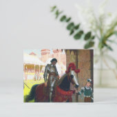 Vanquished, by Edmund Blair Leighton Briefkaart (Staand voorkant)