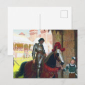 Vanquished, by Edmund Blair Leighton Briefkaart (Voorkant / Achterkant)