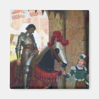 Vanquished, by Edmund Blair Leighton Magneet