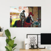 Vanquished, by Edmund Blair Leighton Poster (Thuiskantoor)