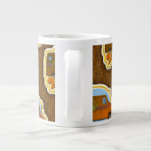 Vantacular, fantastisch Van Shag Pattern Jumbo Beker (Achterkant)