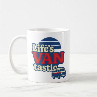 VanTastic Red Cream Blue Edition voor het leven Koffiemok
