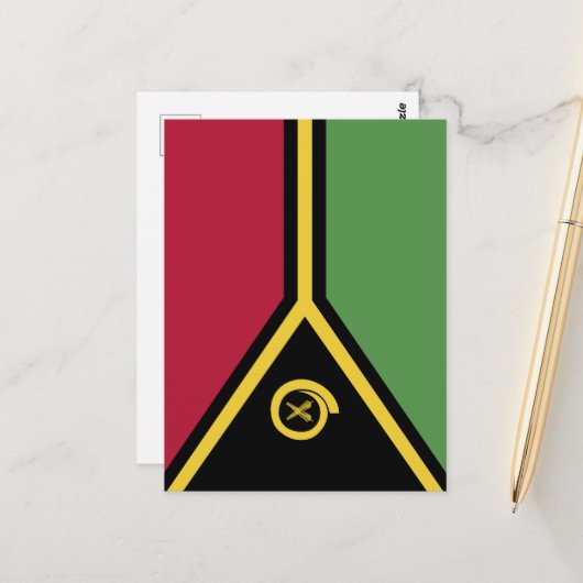 Vanuatu Briefkaart (Voorkant / Achterkant in situ)