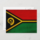 Vanuatu Flag Briefkaart (Voorkant / Achterkant)