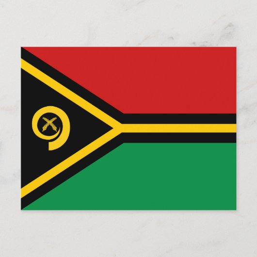 Vanuatu Flag Briefkaart (Voorkant)