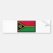 Vanuatu Flag Bumpersticker (Voorkant)