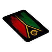 Vanuatu Flag Magneet (Rechterzijde)