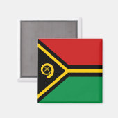 Vanuatu Flag Magnet Magneet (Voorkant / Achterkant)