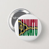 Vanuatu flag ronde button 5,7 cm (Voorkant /achterkant)
