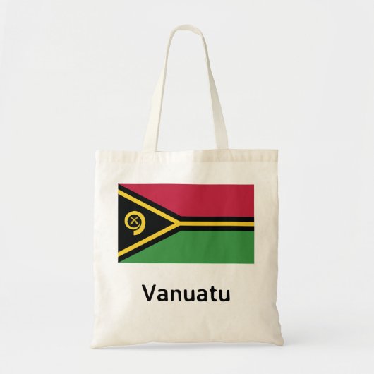 Vanuatu Flag Tote Bag (Voorkant)
