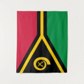 Vanuatu Flag Wandkleed (Voorkant)