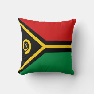 Vanuatu Flag x Flag Pillow Kussen