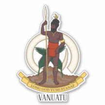 Vanuatu - nationaal wapenschild patriottisch