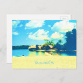 Vanuatu tropisch eilandparadijs briefkaart (Voorkant / Achterkant)