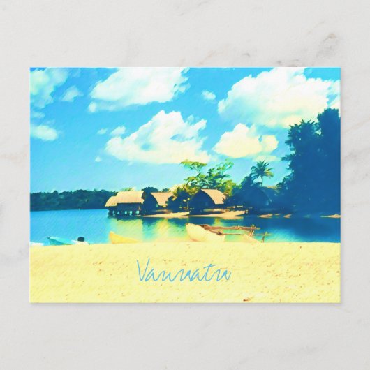 Vanuatu tropisch eilandparadijs briefkaart (Voorkant)