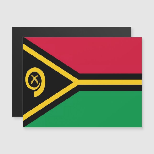 Vanuatu - Vlag - (Voorkant / Achterkant)