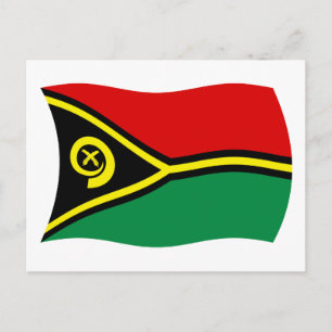 Vanuatu Vlag Ansichtkaart Briefkaart