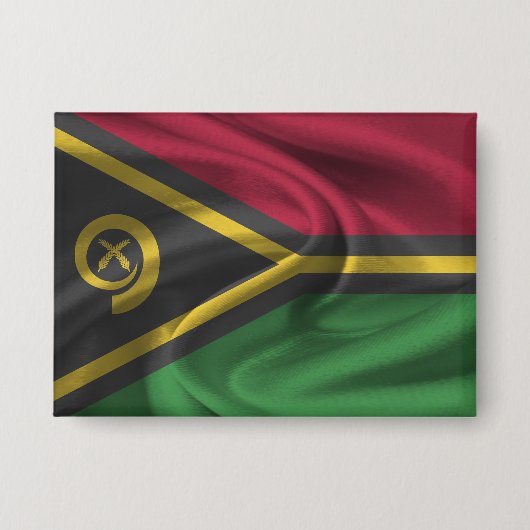 Vanuatu Vlag Knop Button (Voorkant)