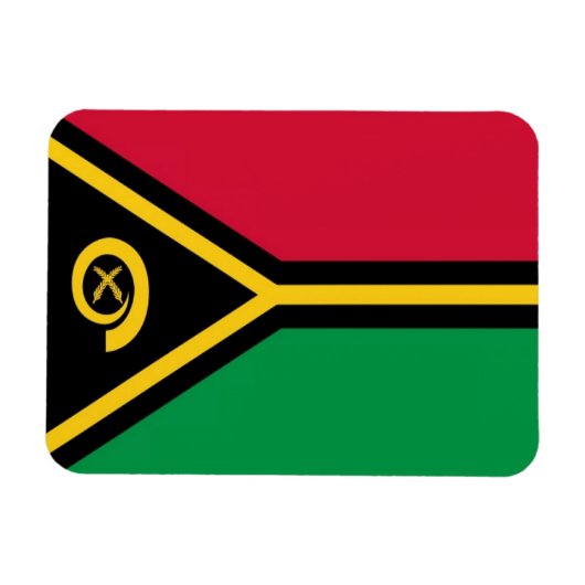 Vanuatu - Vlag - Magneet (Horizontaal)