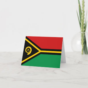 Vanuatu Vlag Notitiekaart