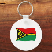 Vanuatu Vlag Sleutelhanger (Voorkant)
