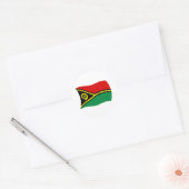 Vanuatu Vlag Sticker (Envelop)