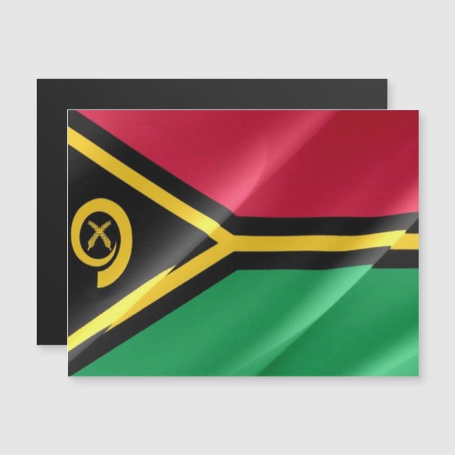 Vanuatu - Waving Flag - (Voorkant / Achterkant)