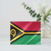 Vanuatu - Waving Flag - Briefkaart (Staand voorkant)