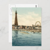 Vanuit Central Pier, Blackpool, Engeland Briefkaart (Voorkant / Achterkant)