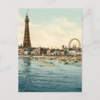 Vanuit Central Pier, Blackpool, Engeland Briefkaart