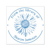 Vanuit de bibliotheek van / Aangepaste naam / Zonn Zelfinktende Stempel (Design)