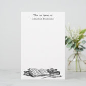 Vanuit de bibliotheek van de Oude Stationery van d Briefpapier (Staand voorkant)