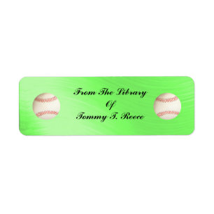 VANUIT DE BIBLIOTHEEK VAN DE TERUGKERNADRESETIKETT ETIKET