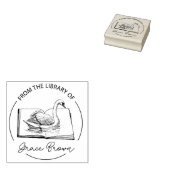 Vanuit de bibliotheek van het Kute Sawn Book Rubberstempel (Gestempeld)