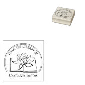 Vanuit de bibliotheek van Lotus Book Rubberstempel (Gestempeld)