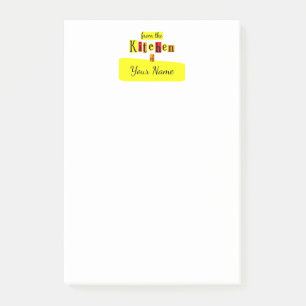 Vanuit de Keuken Van Retro Aangepaste Post-it Brie Post-it® Notes