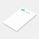 Vanuit de Keuken Van Retro Aangepaste Post-it Brie Post-it® Notes (Schuin)