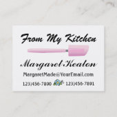 Vanuit de strandkeuken - SRF Visitekaartje (Achterkant)