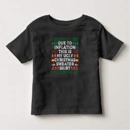 Vanwege de inflatie is dit mijn lelijke kerst kinder shirts