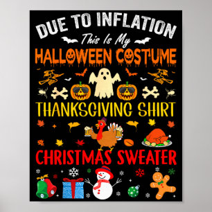 Vanwege inflatie is dit mijn grappige Halloween-ko Poster