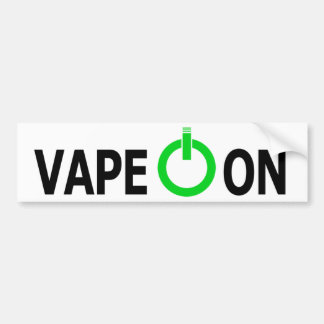 Vape aan! Bumpersticker