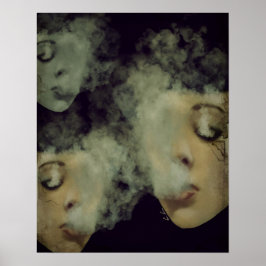Vape-boegkunst voor vrouwen poster