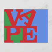 Vape-briefkaart Briefkaart (Voorkant)