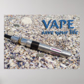 Vape en sla je leven op poster (Voorkant)
