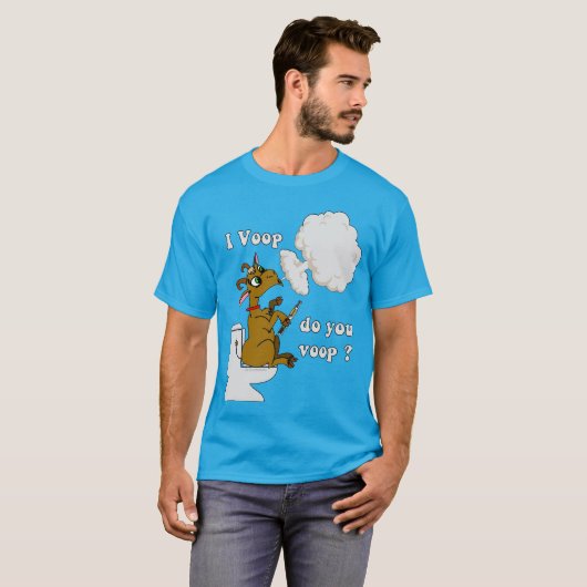 Vape | Funny Vaping I Voop Goat by VapeGoat™ T-shirt (Voorkant volledig)
