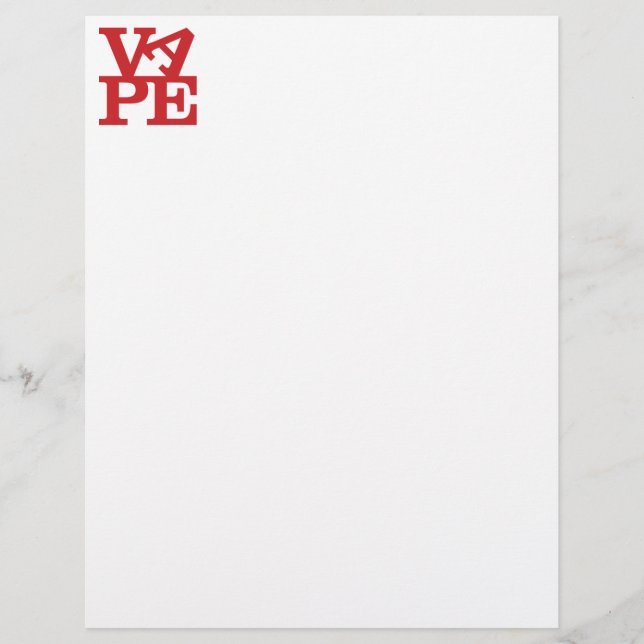 Vape Letters briefhead (Voorkant)