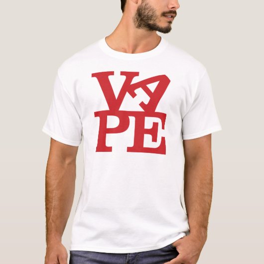 Vape Letters t-shirt (Voorkant)