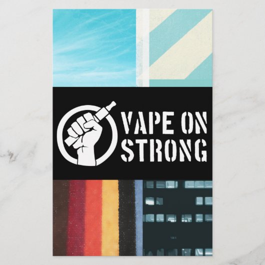 Vape op sterk flyer (Voorkant)