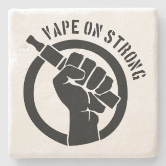 Vape op sterk stenen onderzetter